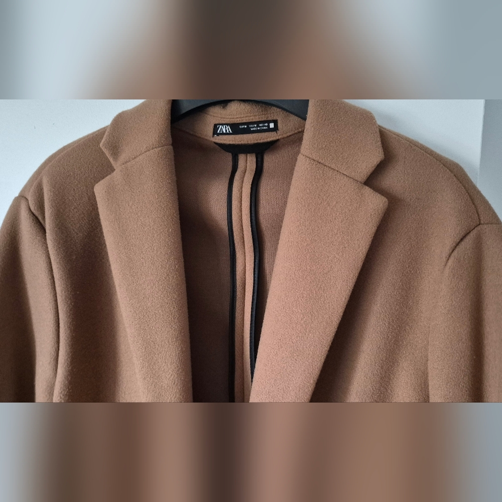 Zara Camel Coat - Picture 2 of 7